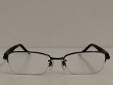  Gọng kính nam giới titanium dáng nửa viền màu đen EC (Made in Japan) 