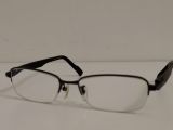  Gọng kính nam giới titanium dáng nửa viền màu đen EC (Made in Japan) 