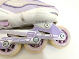  Patin bé gài màu trắng tím Speed size 34 co giãn 37 (tương đương 21 14cm). 