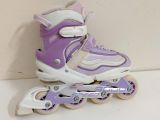  Patin bé gài màu trắng tím Speed size 34 co giãn 37 (tương đương 21 14cm). 