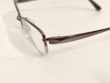  Gọng kính nam giới dáng nửa viền titanium màu nâu hun khói nhẹ thương hiệu Modern Times. 