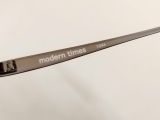  Gọng kính nam giới dáng nửa viền titanium màu nâu hun khói nhẹ thương hiệu Modern Times. 