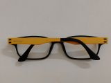  Gọng kính màu đen càng màu vàng ExFash (Made in Korea). 