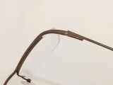  Gọng kính màu nâu nửa viền thương hiệu Morel thương hiệu Pháp. 