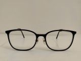  Gọng kính màu đen càng màu bạch kim thương hiệu Jins (Nhật Bản) 