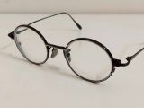  Gọng kính tròn titanium màu đen viền màu bạch kim thương hiệu Talor With Respect (Made in Japan) 