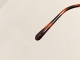 Gọng kính nửa viền titanium màu vàng tây viền màu mai rùa đồi mồi PARIS MIKI 