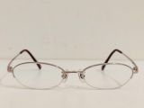  Gọng kính màu titanium màu vàng hồng nhẹ Agnes B thương hiệu của Pháp (AB-1133). 