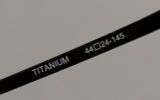  Gọng kính titanium mầu nâu thương hiệu SIEBEN (SIB-01)(Made in Sabae Japan). 