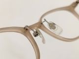  Gọng kính nữ titanium mầu nâu nhạt thương hiệu Charmant Line Art của Nhật Bản (XL1609 LB) 