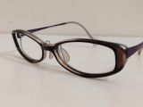  Gọng kính nữ giới titanium màu nâu càng màu tím thương hiệu nổi tiếng Face Fonts (FF-102) 