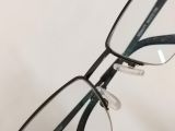  Gọng kính titamium màu đen dáng vuông nửa viền thương hiệu T.G.C (BE8017T) 