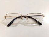  Gọng kính titanium dáng nửa viền màu vàng tây thương hiệu Prince (Made in Japan). 
