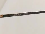  Gọng kính titanium dáng nửa viền màu vàng tây thương hiệu Prince (Made in Japan). 