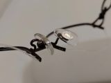  Gọng kính nữ titanium dáng nửa viền màu nâu thương hiệu Daks của Anh Quốc. (DK-4006) 