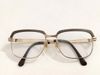  Gọng kính cổ điển dáng chân mày màu vàng tây phối màu nâu thương hiệu Paris Miki 