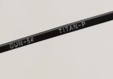  Gọng kính hợp kim titan màu hun khói dáng nửa viền thương hiệu DUN (DUN-54)(Made in Japan). 
