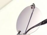 Kính râm titanium nữ giới gọng khoan 3 mảnh thương hiệu Salus (Made in Japan). 