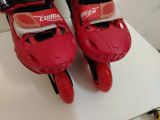  Patin màu đỏ phối đen Cougar size 32 35 (Tầm chân size 30 vẫn đi tốt). Độ mới 96%. 