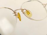  Gọng kính khoan ba mảnh titanium mạ vàng thật thương hiệu Hoya (Made in Japan). 