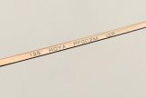  Gọng kính khoan ba mảnh titanium mạ vàng thật thương hiệu Hoya (Made in Japan). 