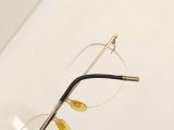  Gọng kính khoan ba mảnh titanium mạ vàng thật thương hiệu Hoya (Made in Japan). 
