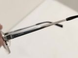  Gọng kính titanium dáng nửa viền màu bạch kim thương hiệu Durban (Made in Japan) 