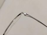  Gọng kính titanium dáng nửa viền màu bạch kim thương hiệu Durban (Made in Japan) 
