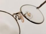  Gọng kính màu vàng đồng viền nâu kiểu cổ điển thương hiệu Owndays (Graph Belle GB1027T-9A C2). 