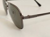  Kính râm gọng hai cầu titanium màu hun khói thương hiệu Charmant (CH1201). 