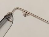  Gọng kính khoan 3 mảnh titanium màu bạch kim thương hiệu Cardinal. 