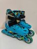 Patin màu xanh BKB Flying Eagle size 33 co giãn 37 (chân giày thường tầm size 31 32 vẫn đi tốt) 