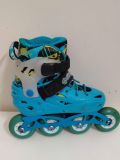  Patin màu xanh BKB Flying Eagle size 33 co giãn 37 (chân giày thường tầm size 31 32 vẫn đi tốt) 