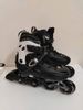  Patin màu đen Flying Eagle size 38 co giãn 42 (Tầm chân size 36 37 vẫn đi tốt)(Độ mới khoảng 90%). 