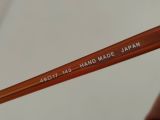  Gọng kính màu nâu mật ong làm thủ công thương hiệu West Fence Nhật Bản. 
