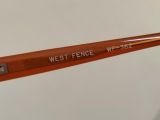  Gọng kính màu nâu mật ong làm thủ công thương hiệu West Fence Nhật Bản. 