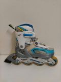  Patin màu xanh ghi BKB Flying Eagle size 33 co giãn 37 (chân giày thường tầm size 30 vẫn đi tốt). 
