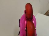  Patin màu hồng cánh sen phối màu xanh và đen Centosy T-rex size 31 co giãn 34. 