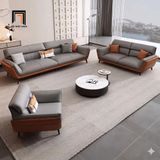  Ghế sofa văng hiện đại 2m4 BHQ100 Stad da chống mực cao cấp 