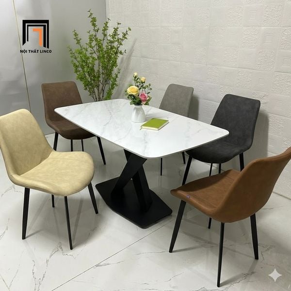 bộ bàn ăn 6 ghế sang trọng