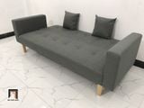  Bộ ghế sofa bật giường giá rẻ GBL2 xám đen dài 2m nhỏ gọn 