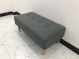  Ghế sofa đôn chữ nhật giá rẻ 1m x 50 màu xám lông chuột 