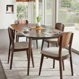  Bộ bàn ghế ăn gia đình đẹp 37-BAG6-Jeune 6 người cho gia đình 