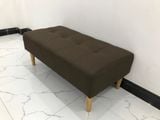  Ghế đôn sofa giá rẻ 1m x 50 màu nâu đậm vải bố 