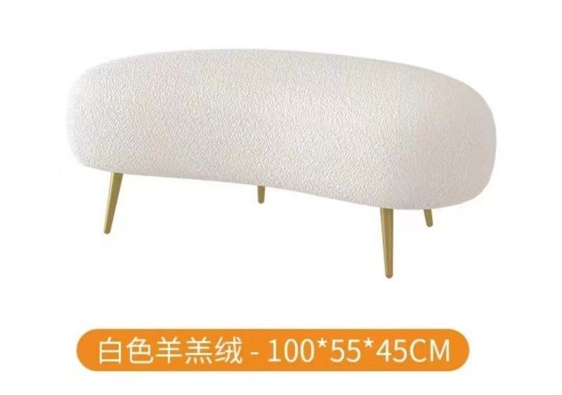  Ghế sofa đôn SB34 Wister dáng cong hiện đại 1m x 55 