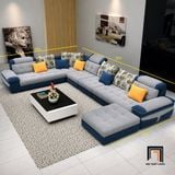  Sofa U vải nỉ UT55 Marien 3m55 giá tốt cho phòng khách 