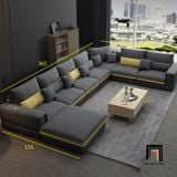  Ghế sofa chữ U UT36 Youtai dài 3m65 phong cách tối giản 