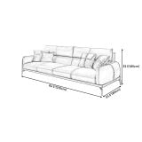  Bộ sofa phòng khách KT169 Taun màu đen chống trầy 