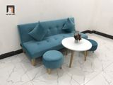  Bộ ghế sofa giường xanh dương GBL1 dài 1m7 phòng khách nhỏ 