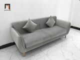 Bộ ghế sofa băng BL11 BB dài 1m9 xám vải nhung đẹp hiện đại 